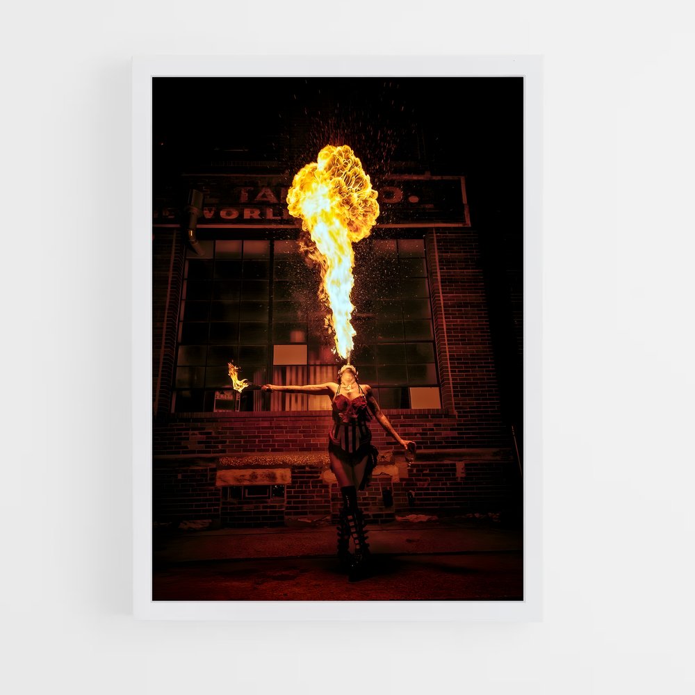 Poster Maître du Feu – affiche Cirque (vue 3)